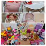 Set Baby Nurse Smoby cu 2 bebelusi Accesorii + zeci de hainute/vase