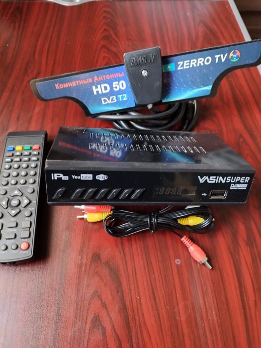 ТВ.приставка DV3T8000+антенна HD50