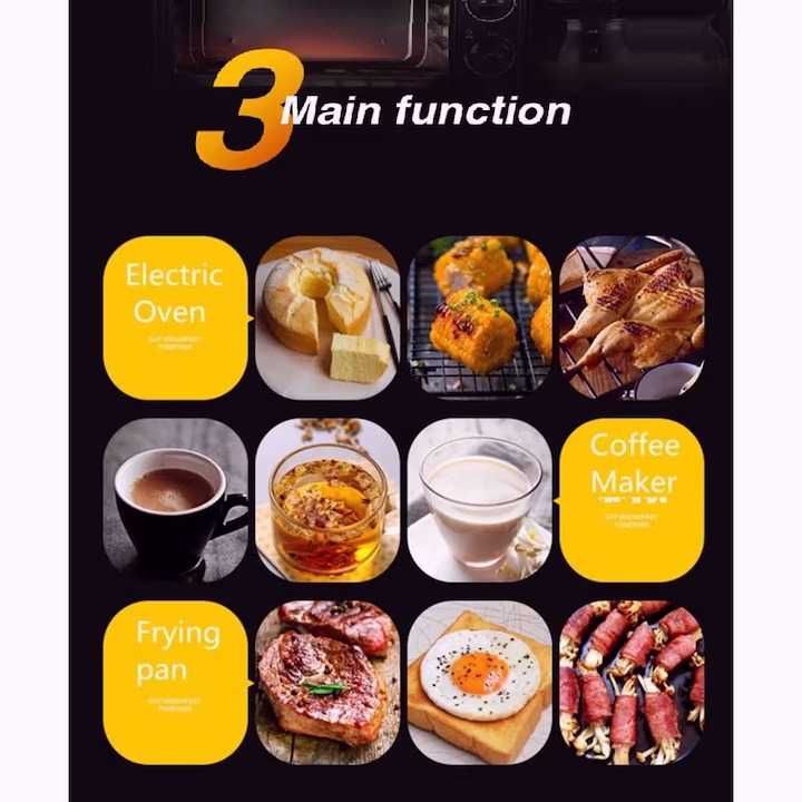 Breakfast maker, Печка, тостер и кафемашина, 3 в 1, Silver Crest