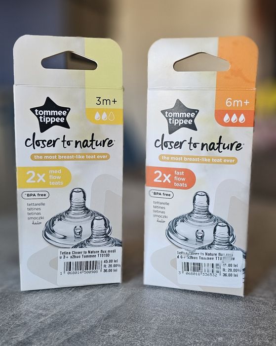 Set 2 biberoane Tommee Tippee si tetine