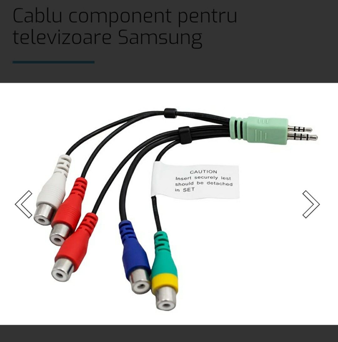 Adaptor audio - video pentru tv Samsung