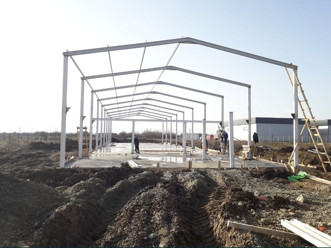 Hale metalice structuri la preturi avantajoase 15m x 25m