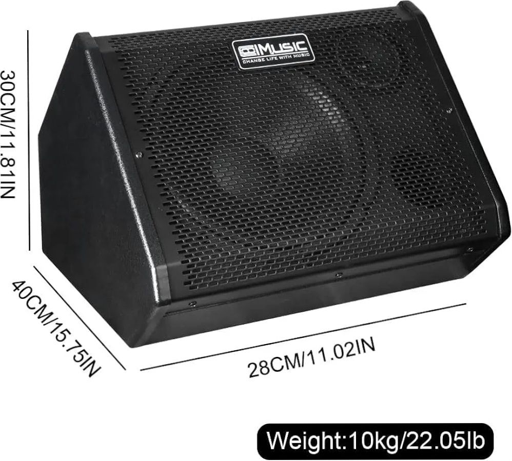Coolmusic DM80 AMP 80-ватов електронен усилвател , клавишен усилвател