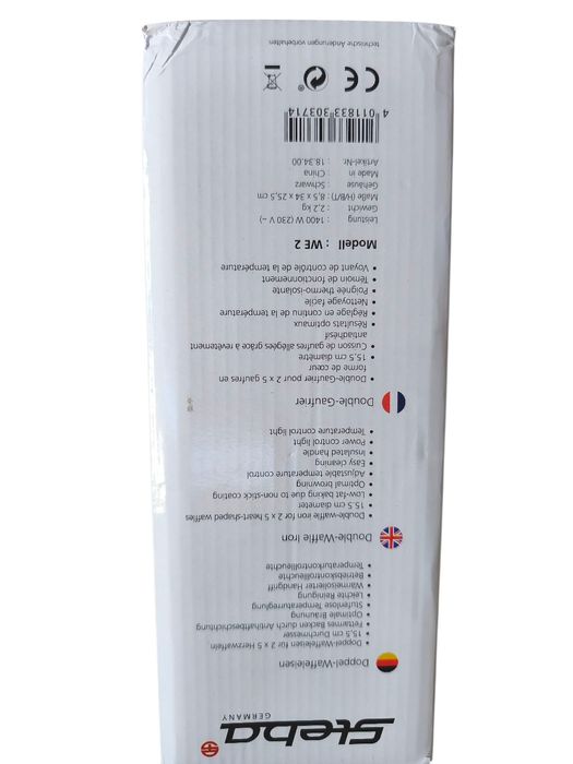 Steba Doppel -Waffeleisen