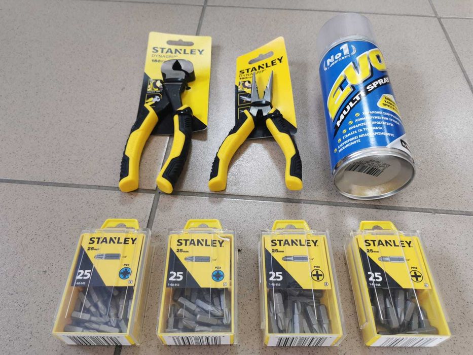 Set biti si clesti 150 mm Stanley + Multispray Evo Morris 400 ML