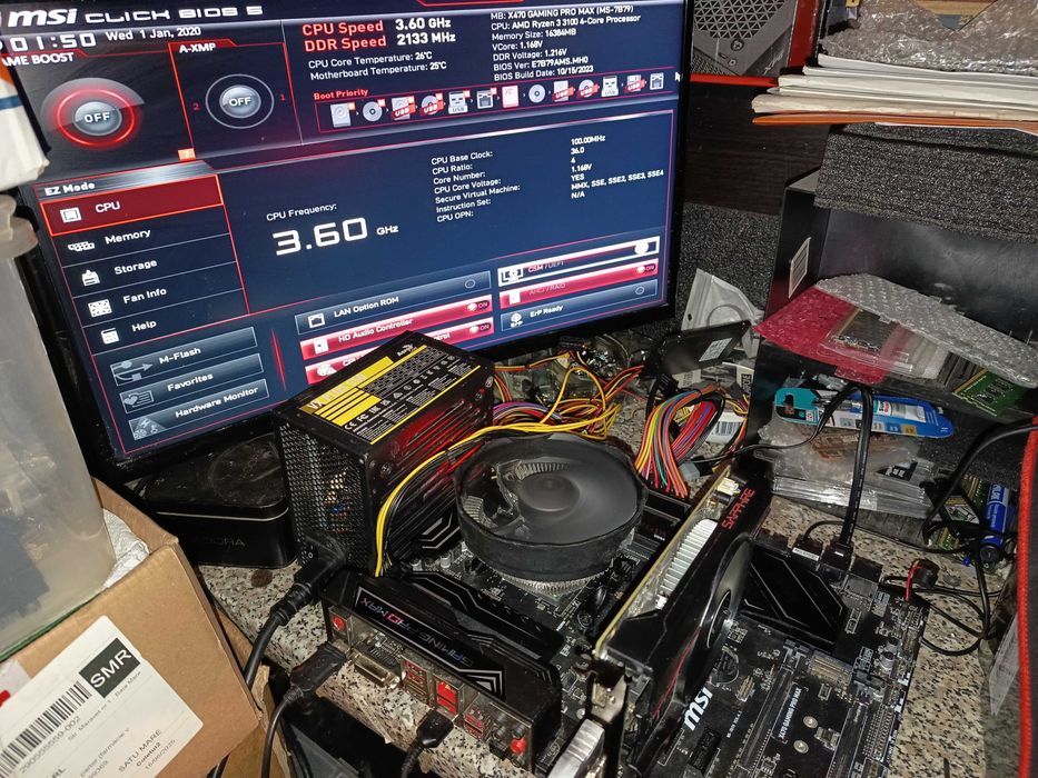 Kit gaming, MSI X470 Gaming PRO Max + Ryzen 3 3100/ i7 7700