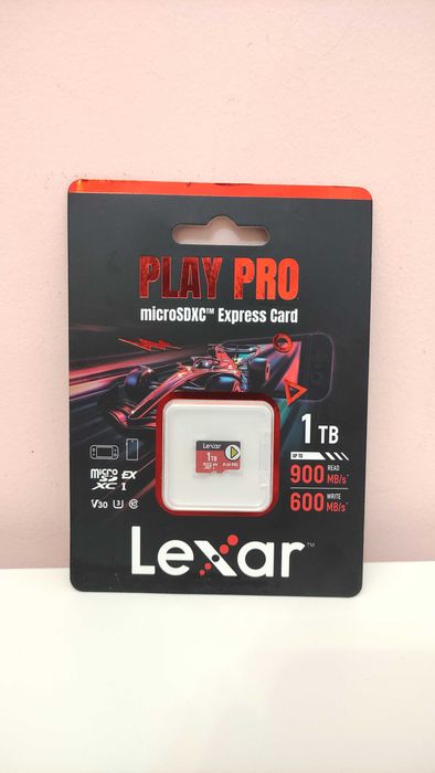 Micro SD Lexar Play Pro 1TB 900mb/s read 600mb/s write Nou Sigilat