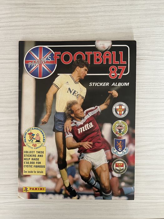 Panini Football 87 – напълно попълнен албум