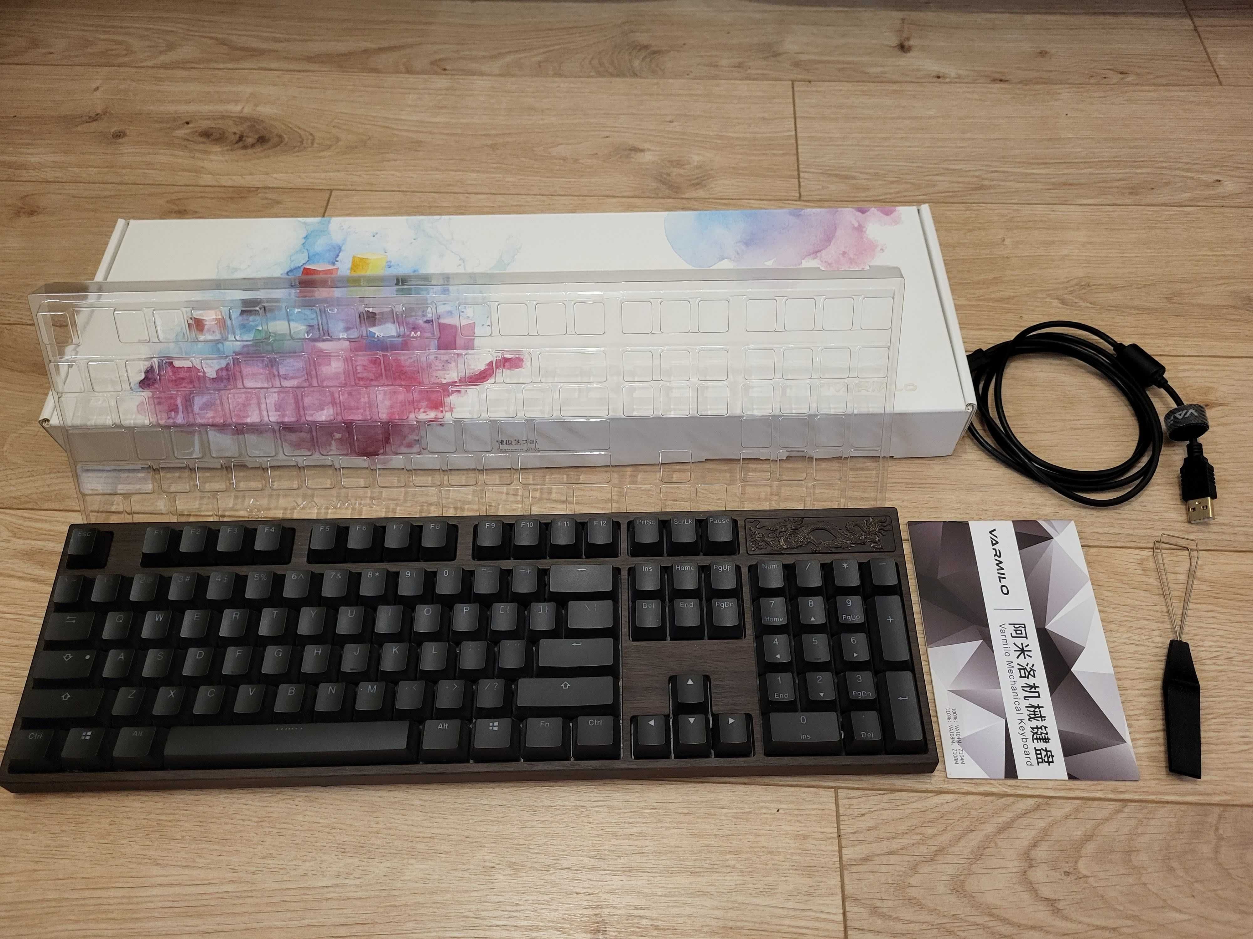 Mеханична клавиатура Varmilo VA104S Dragon Cherry MX Brown