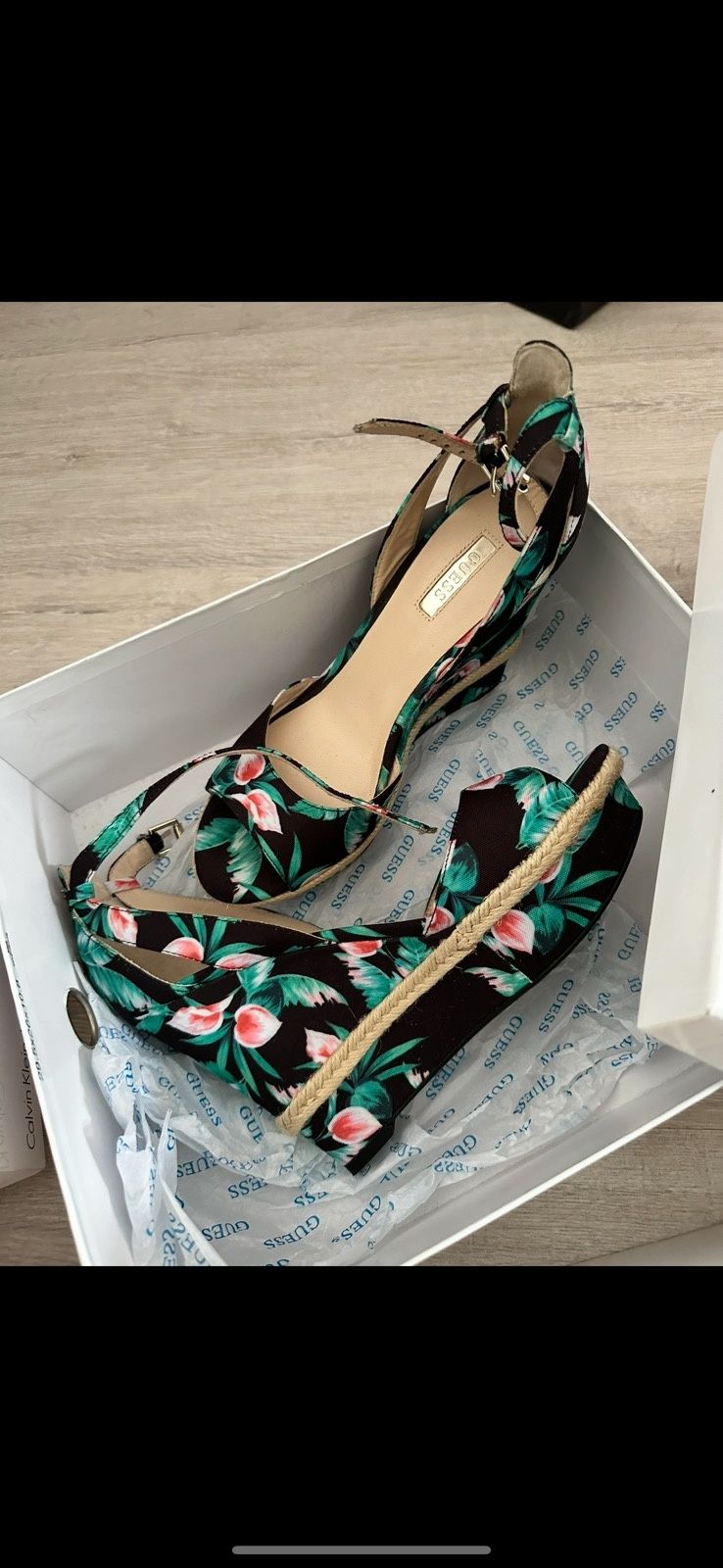 Оригинални guess обувки, aldo , платформи 38