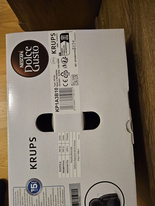 Кафе машина Krups Piccolo XS - неизползвана