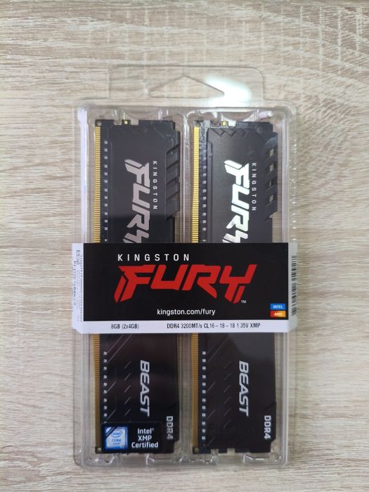 Оперативная память DDR4 8gb (2×4gb)