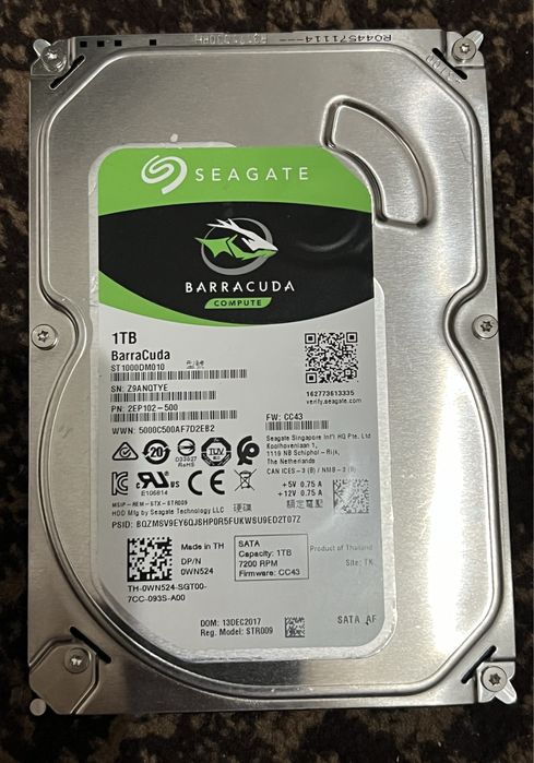 Hard Intern Barracuda 1 TB