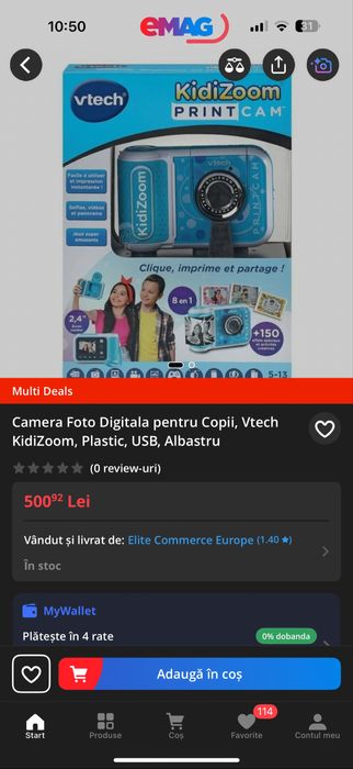 Camera foto copii noua