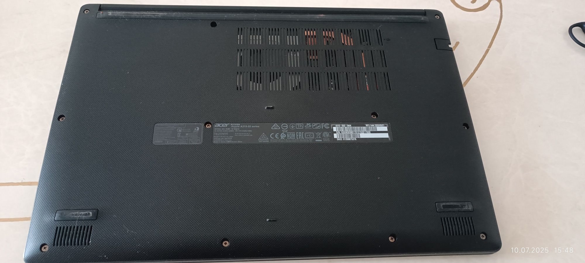 Ноутбук Acer Aspire A315-55G