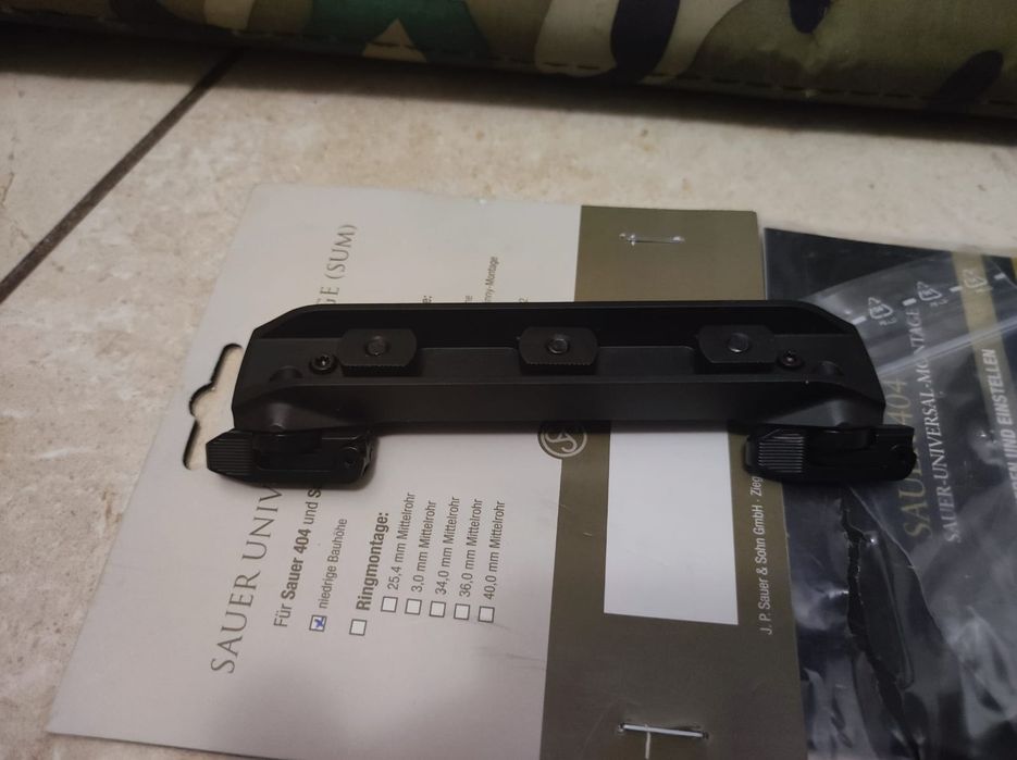 Montura luneta arma Sauer