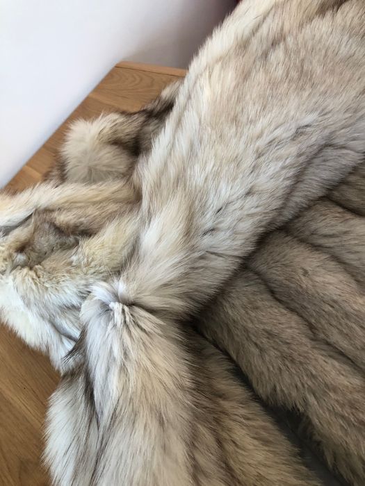 Haină blană vulpe femei mărime 42