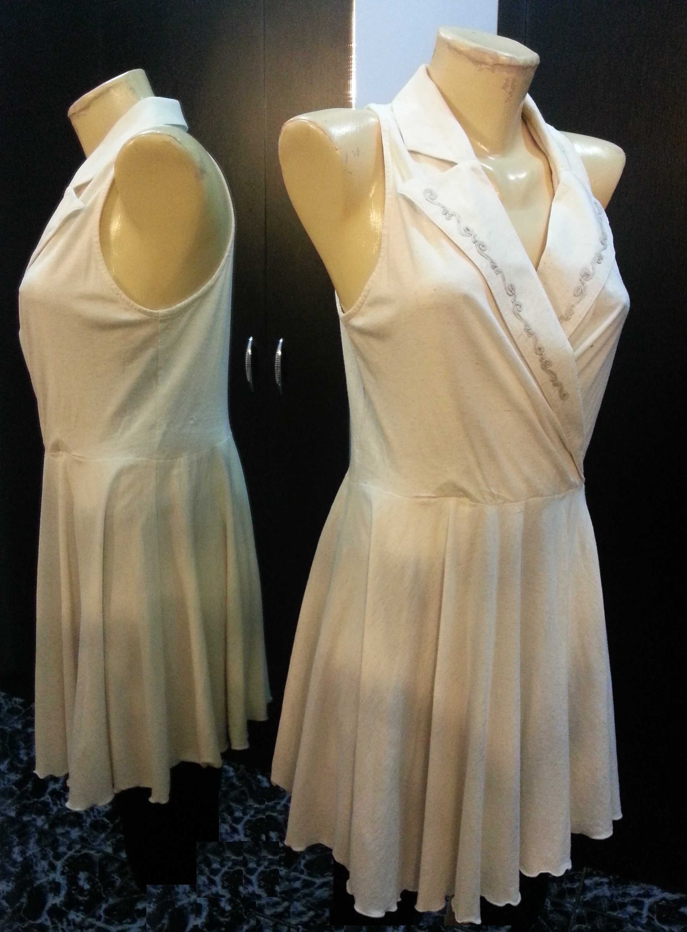 Rochie bej, usoara de vara, marimea M