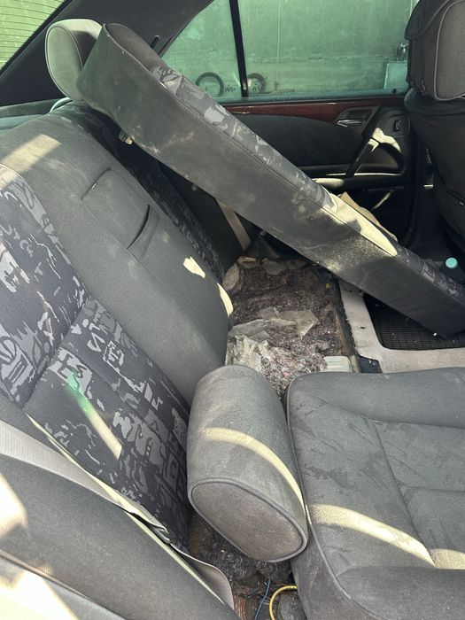 W210 сидения кожа велюр