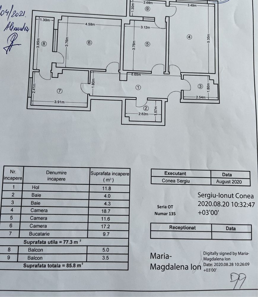 Apartament 3 camere