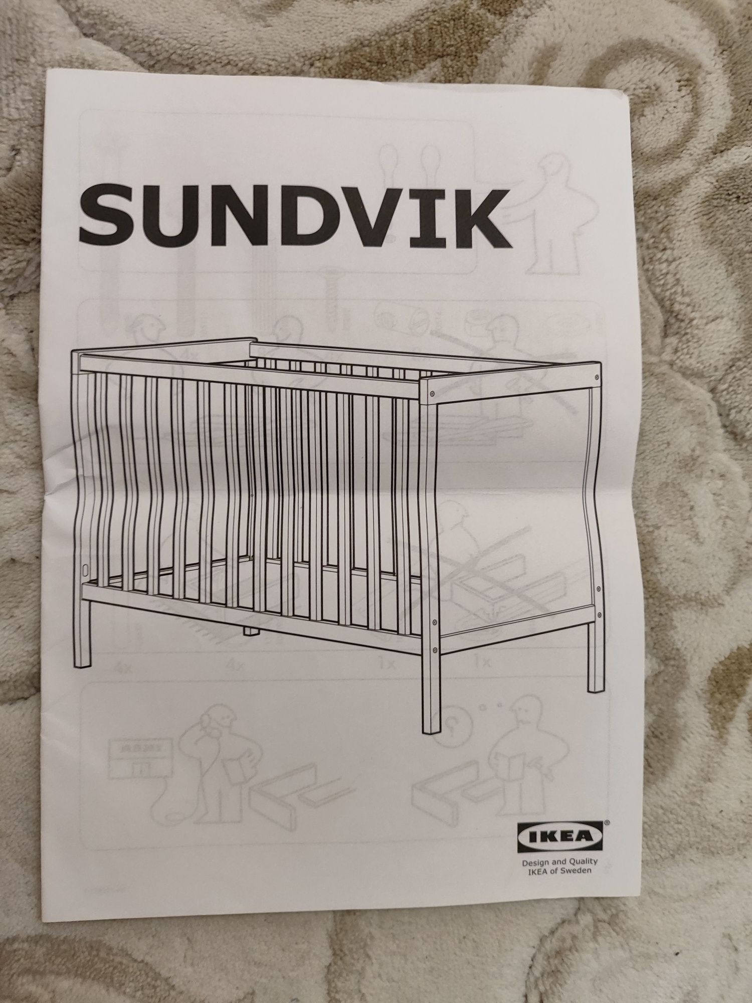 Продается качественная кроватка IKEA