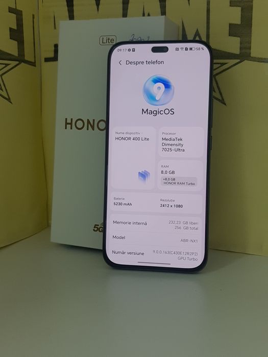 Honor 400 lite(m1) staramanet