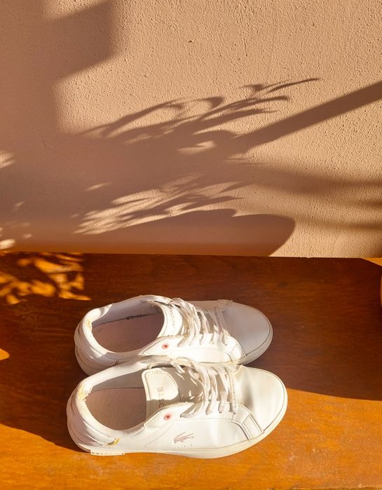 Lacoste дамски бели кецове