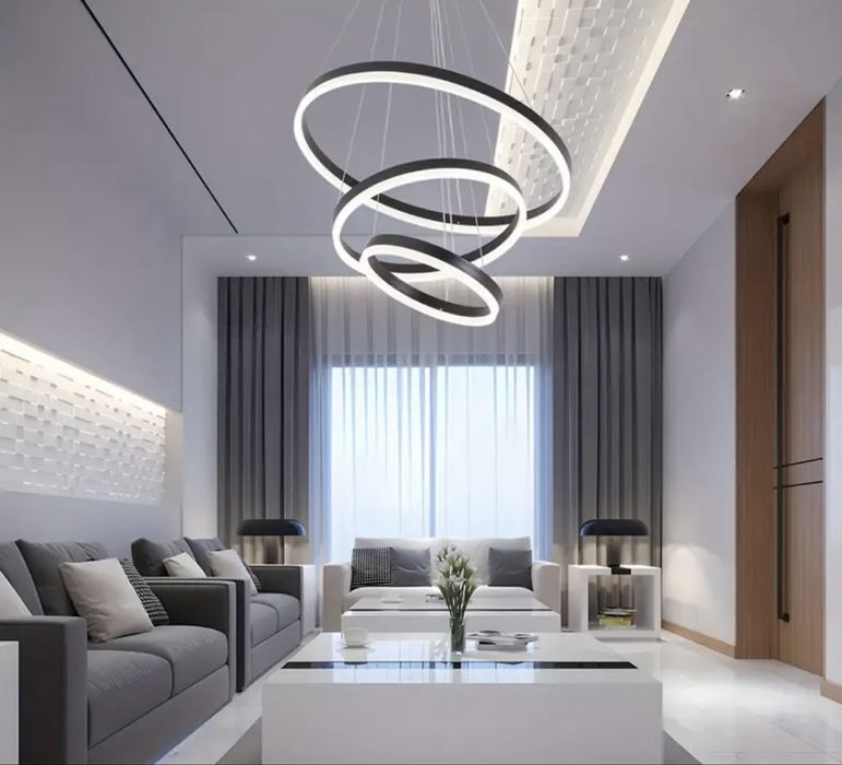 Lustra candelabru auriu negru