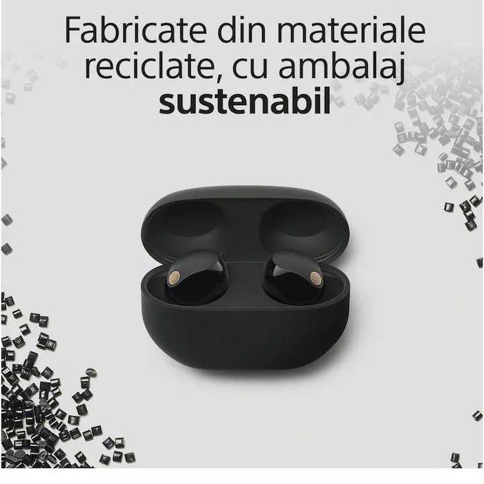 Casti Audio In-Ear Sony WF-1000XM5B - garantie 11 Ian 2028