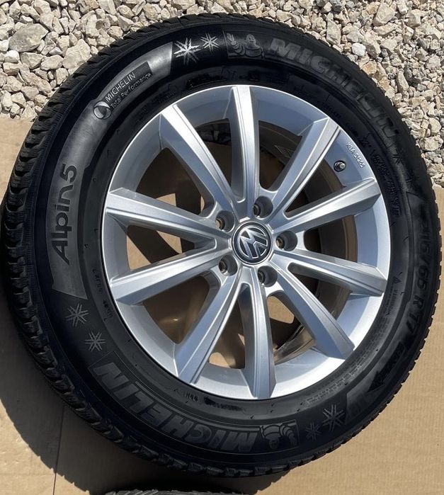 Jante VW 17 Tiguan Roti iarna 215/65R17 Michelin DOT2022