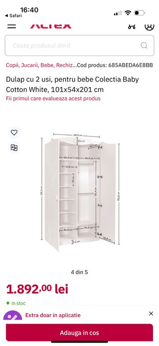 Vand sifonier copii- bebelusi