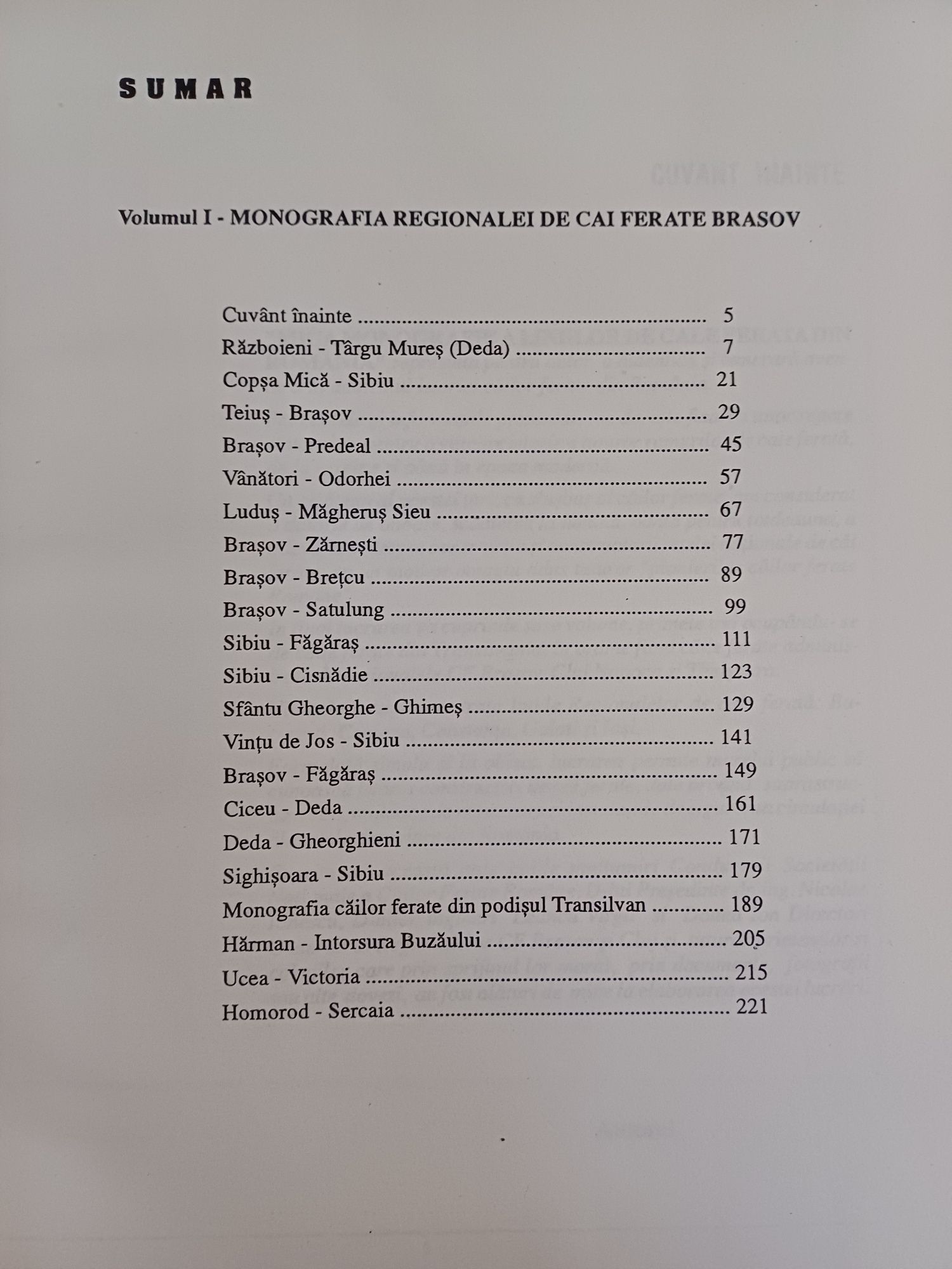 Radu Bellu Mica monografie a cailor ferate din Romania Volumul IBraso