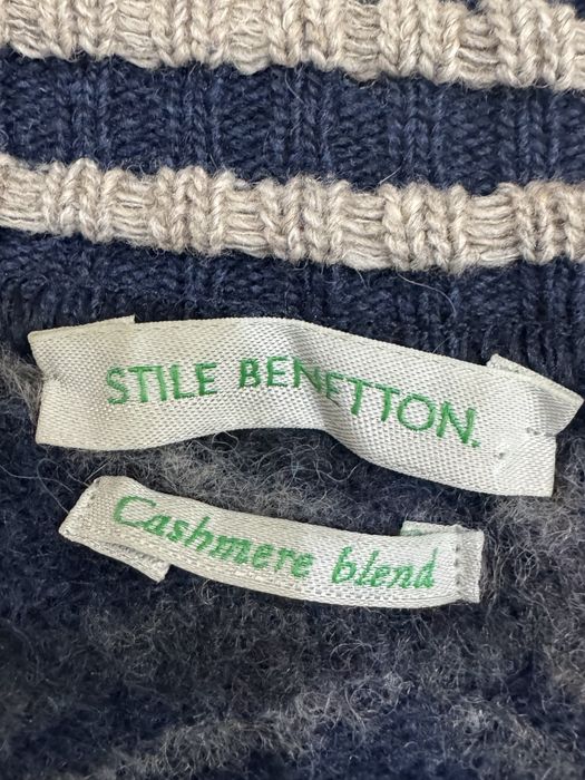 Мъжки кашмирен пуловер Vintage Stile BENETTON .Размер М