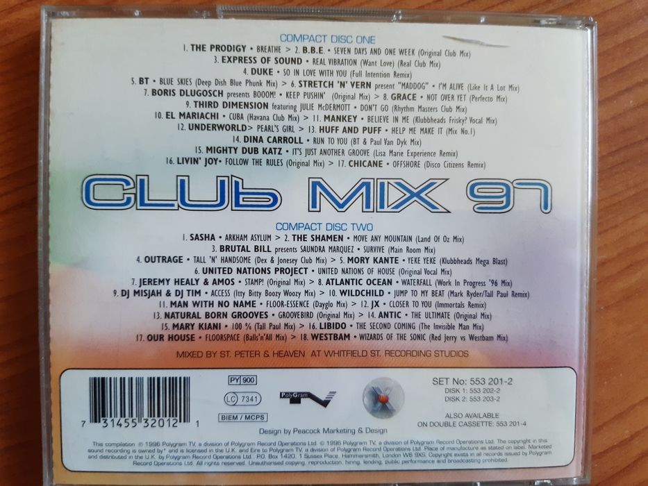 CD -uri muzica house / club