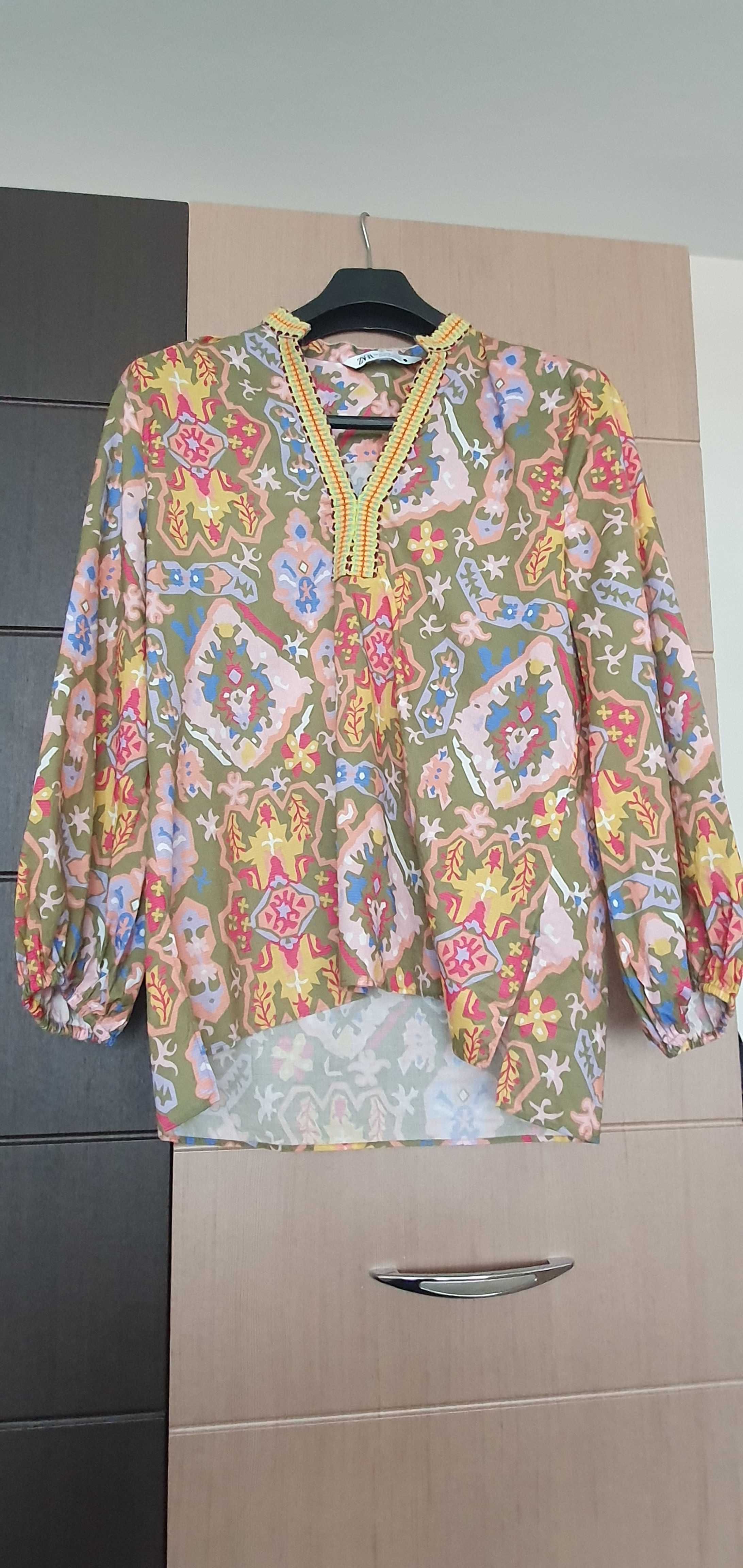 Памучна блуза Zara