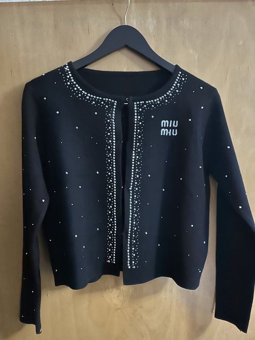 Дамски комплект с камъчета Miu miu