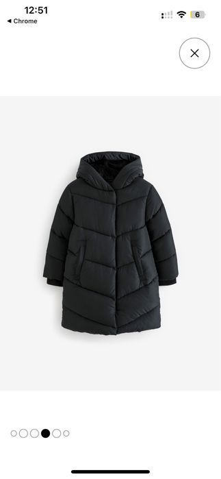 Детская зимняя куртка от next размер 140