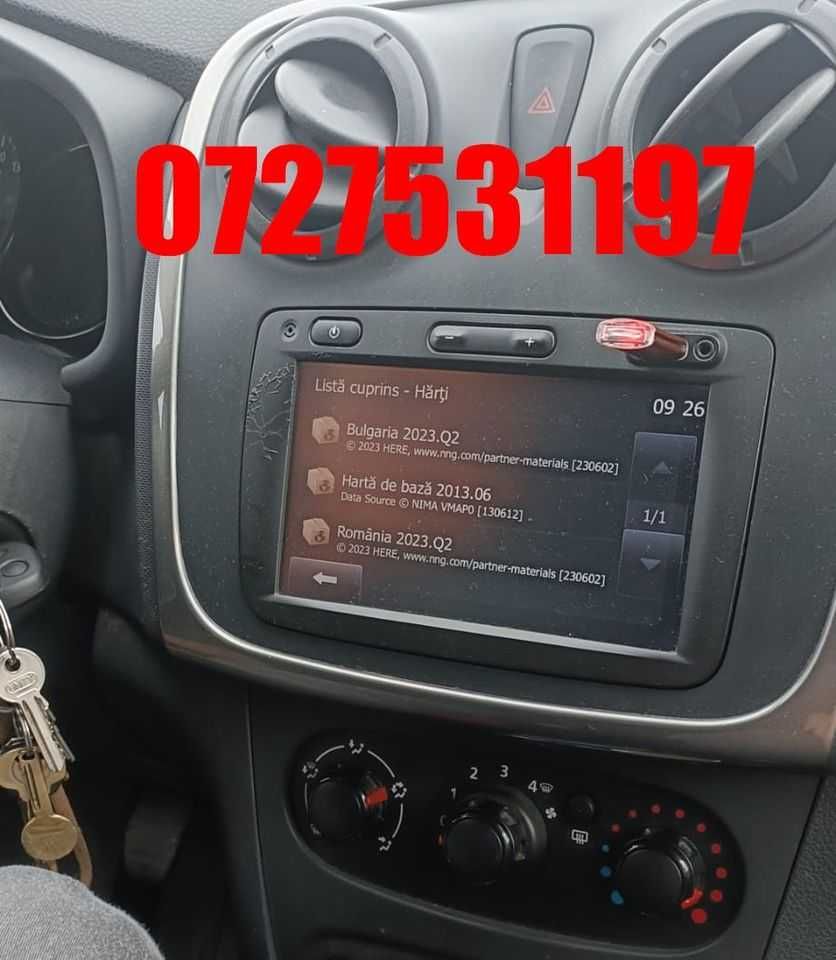 Harti navigatie 2024 Dacia Logan Sandero Duster Lodgy Renault Clio