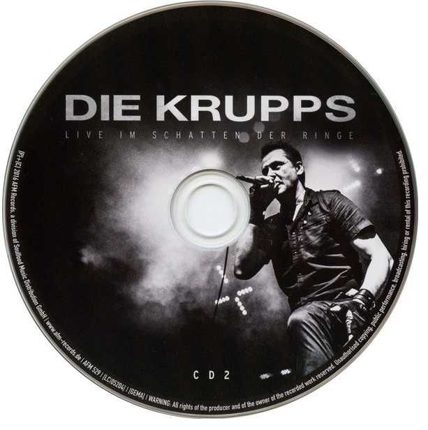 2xCD + Bluray Die Krupps - Live Im Schatten Der Ringe 2014