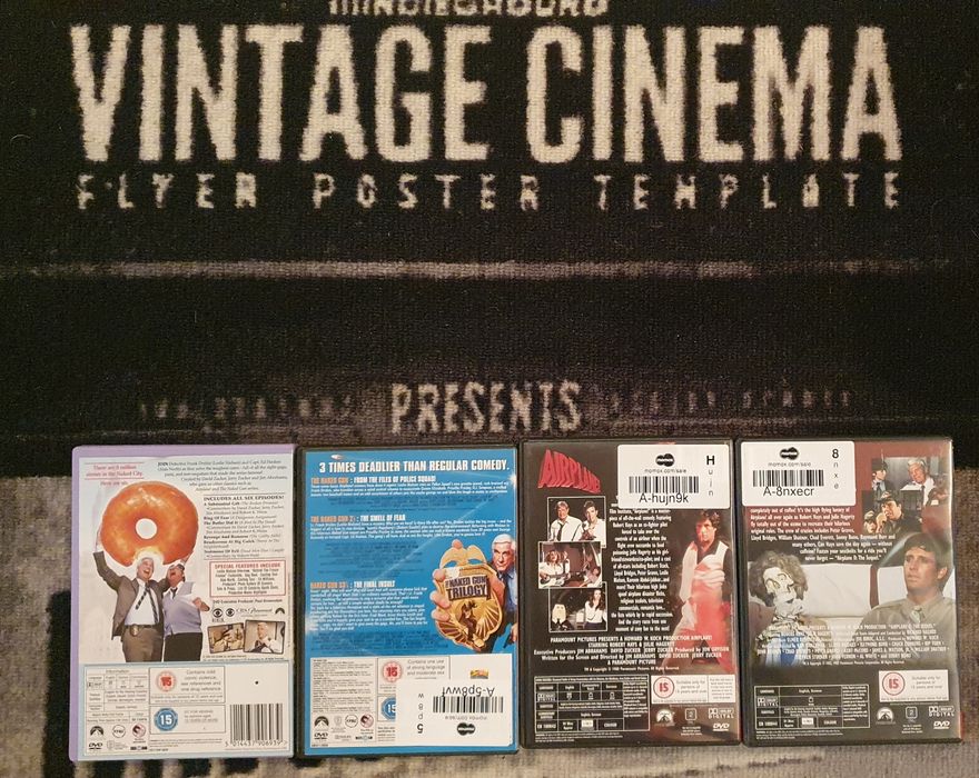 Filme Comedie Leslie Nielsen Police Squad/Naked Gun /Airplane Original