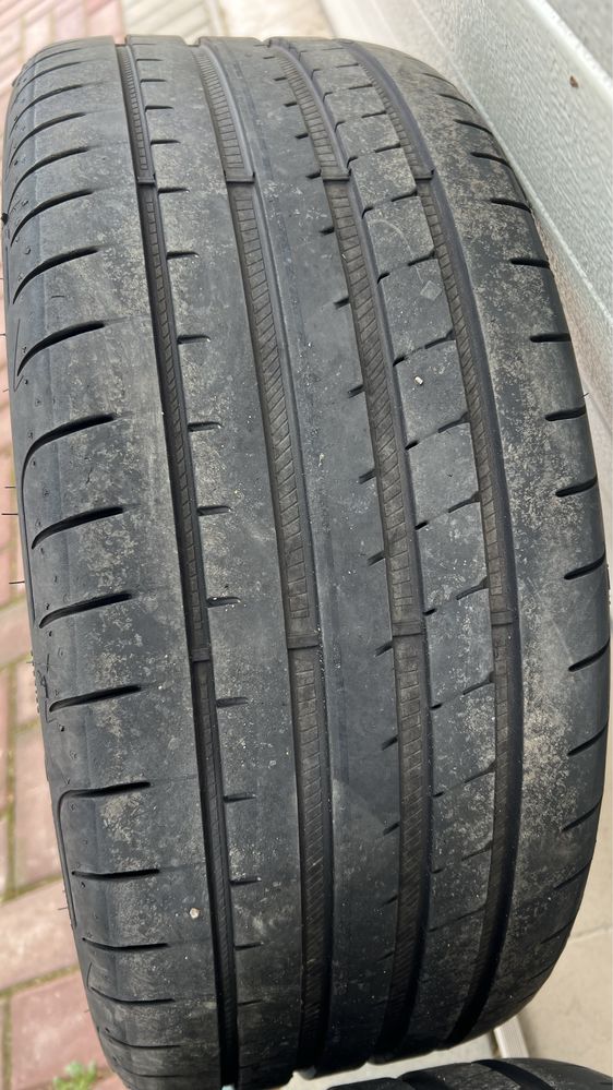 Vand 4x Jante Ford Focus RS 19 + anvelope vara Goodyear