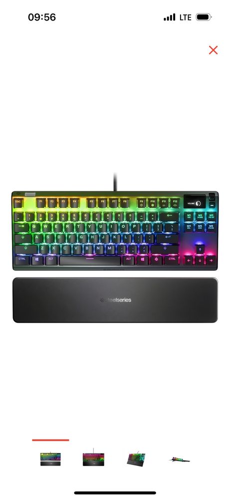 Игровая клавиатура с экранчиком Steelseries apex 7
