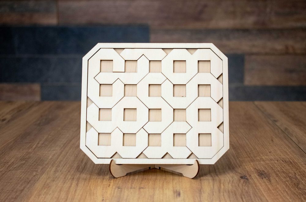 Дървен пъзел 8888