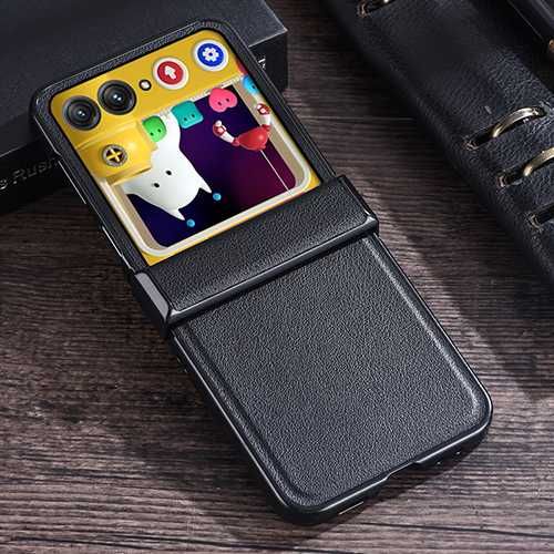 Калъф бизнес Leather за Galaxy Z Flip 7, Z Flip 6, Galaxy Z Flip 7 FE