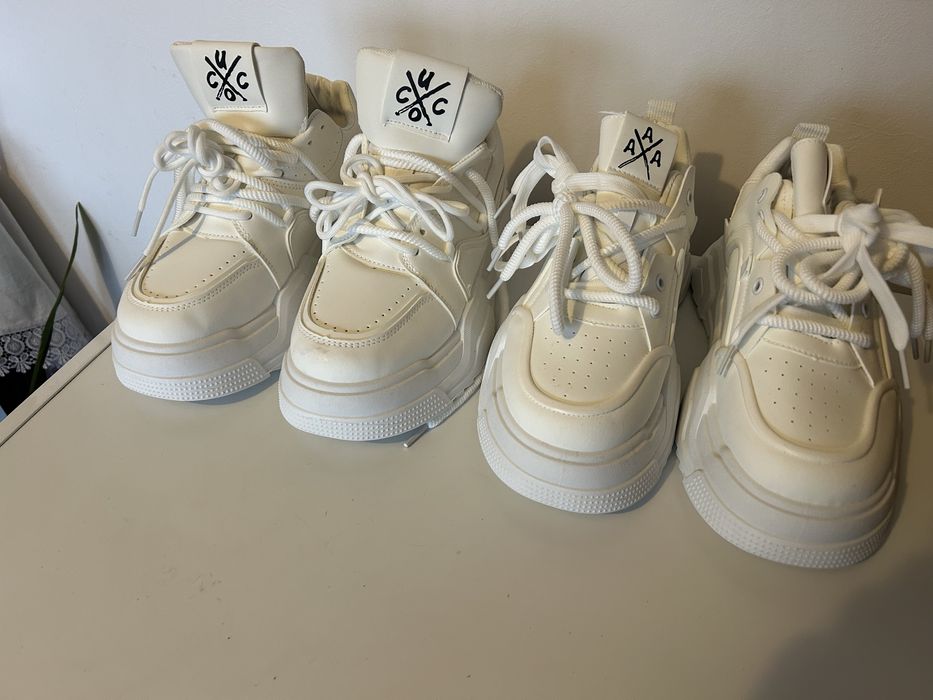 Adidasi ca noi verzi albi