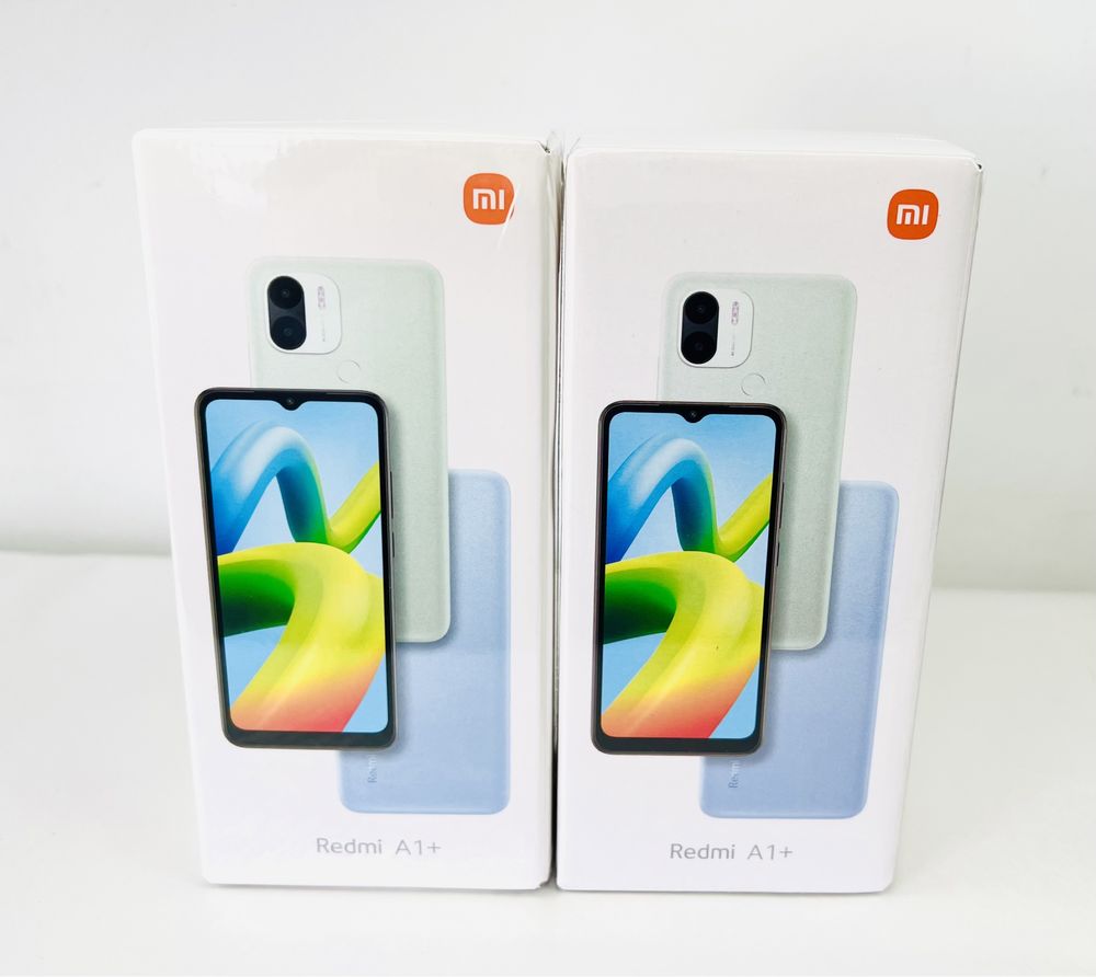 НОВ! Xiaomi Redmi A1+ 32GB 2RAM Black / Light Green 2г. Гаранция!