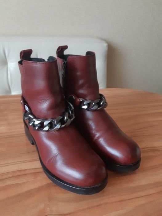 Сапоги фирмы Mally (Италия), 35-36 размер, ботинки, полусапоги