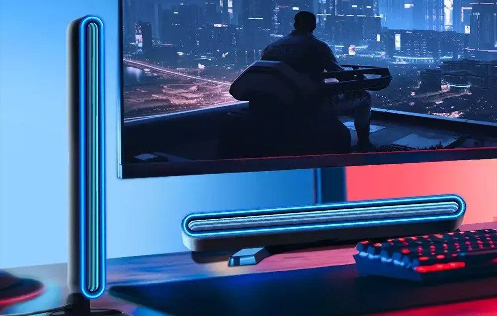 Lampă LED BlitzWolf RGB 2 bucati, 10W, pe sunet