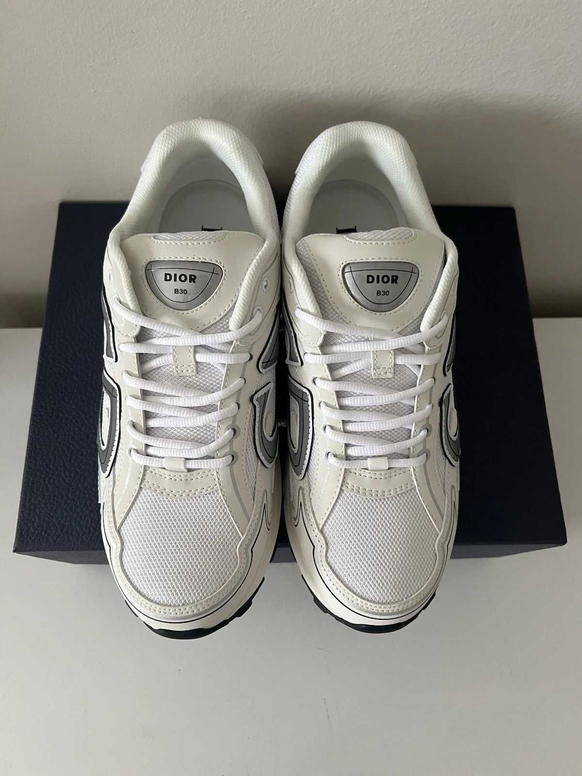 Adidasi Dior B30 Best Sneakers White Reflective