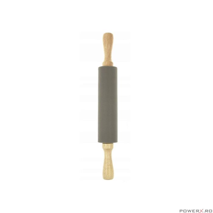 Sucitor din silicon cu manere din lemn, 47.5 x 6.5 cm, KingHoff